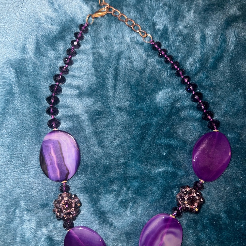 Vintage Bead & Rhinestone Necklace